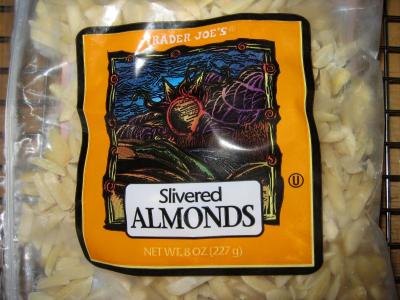 Slivered almonds