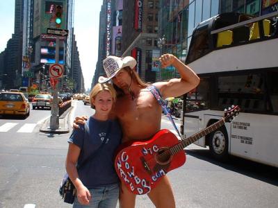 Christa and the Naked Cowboy