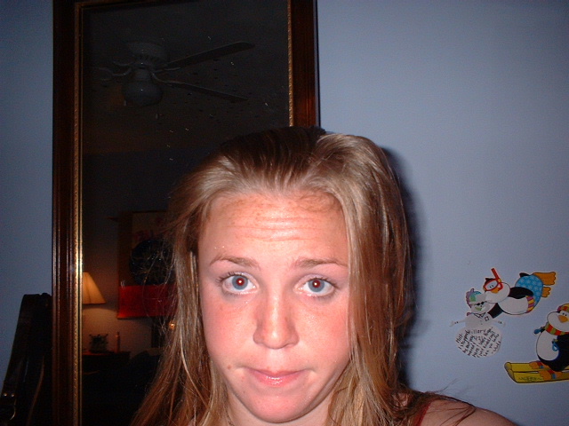 She took another muppet picture of herself