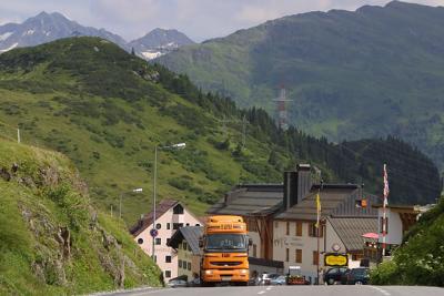 Arlberg Pass in Austria