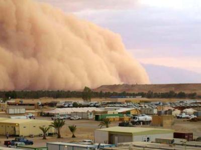 SandStorm in Iraq - AWESOME NATURE !!!