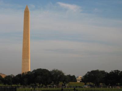 Washington Monument & Jefferson Memorial at Sunset
