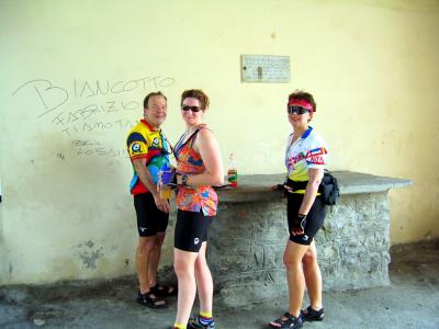 Marvin, Carolyn and Margie taking a break