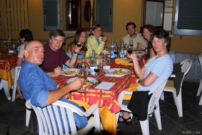 Last group dinner in Verbania... :-(