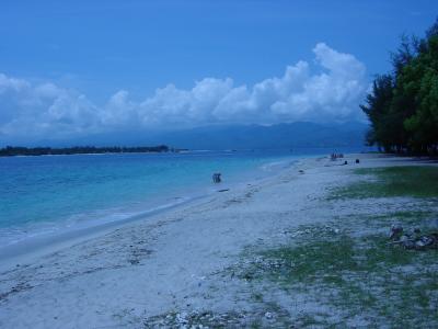 Our beach on Gili Trawangan