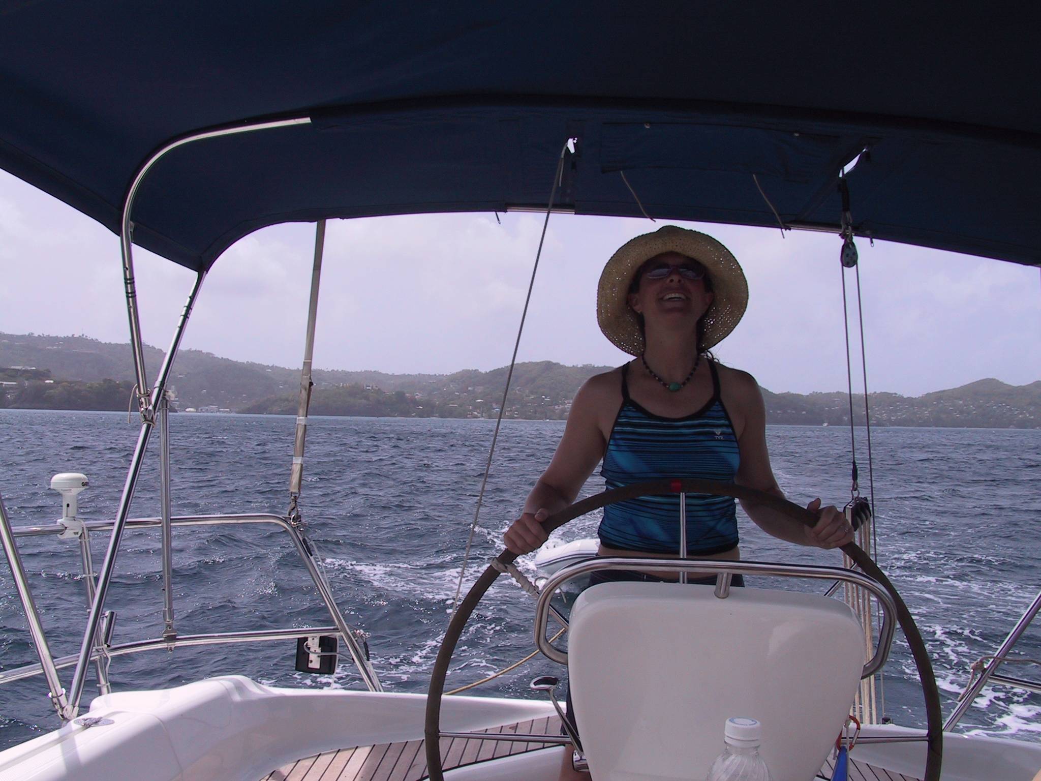 Happy at the Helm