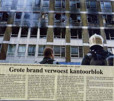Fire at Posthoornstraat