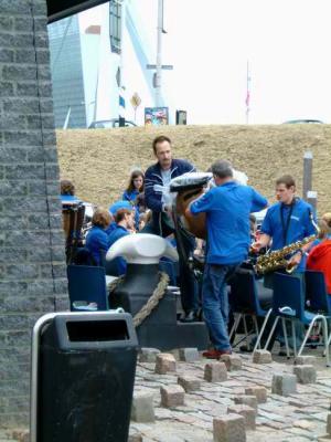 Detail of youth orchestra from Durham England