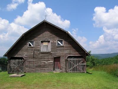 A Barn with a Pump