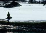 Adya Sitting in Yosemite