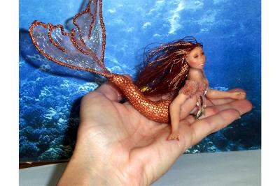 Copper Mermaid size comparison