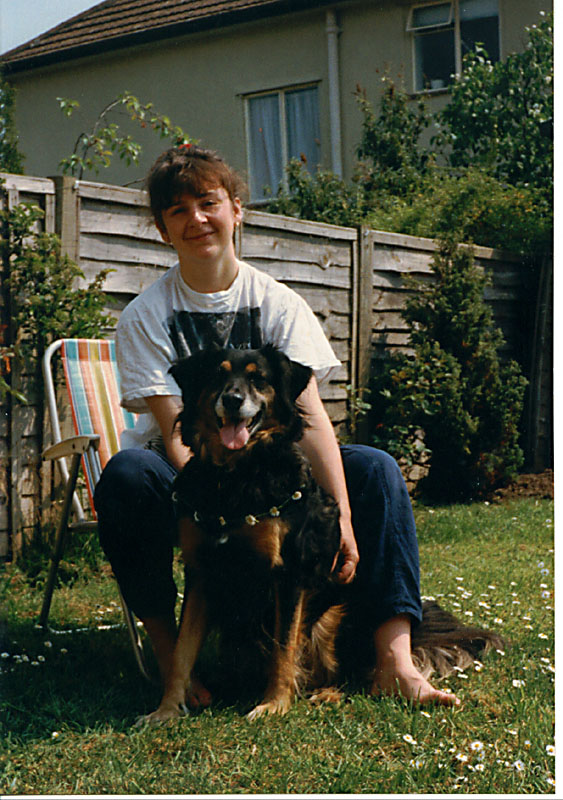 Toby - with Daisy Chain necklace and me!