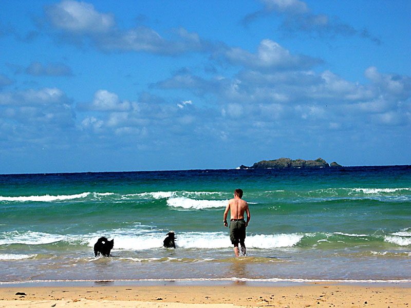 Harlyn Bay surf