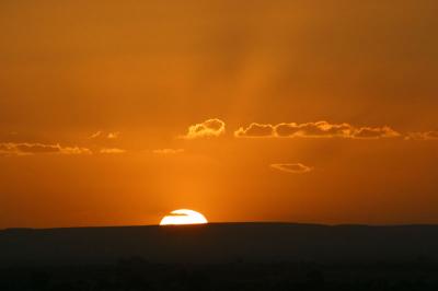 Sunset at Desert Fort