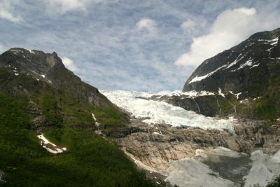 View from foot of Glacier