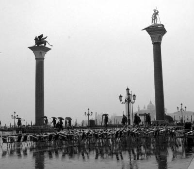 Piazza San Marco in the rain, Venice