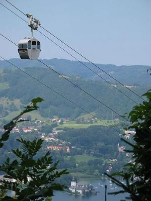 Gmunden im Hintergrund