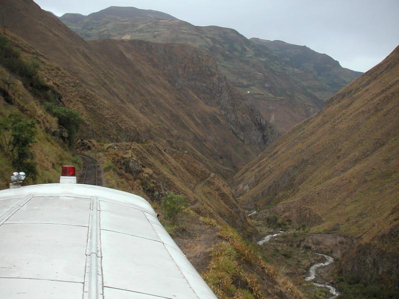 We twist and wind down the valley