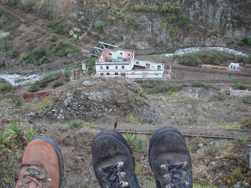 A long way down