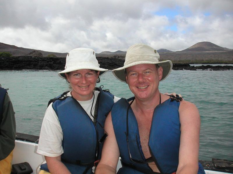 Us at Floreana Island