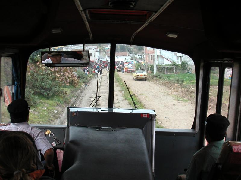 From inside the carriage