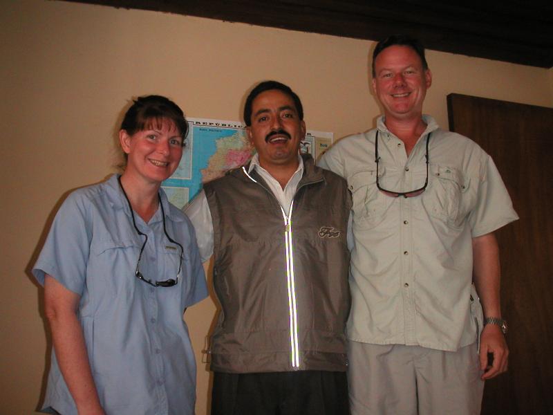 Us and our teacher Mario