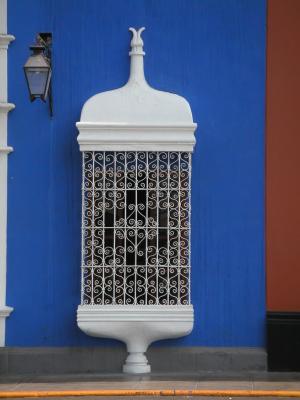 Wrought iron grill work