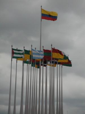 Ecuador and state flags