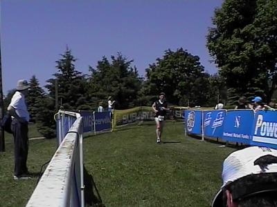 And here he comes round the final corner