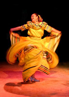 Mexican dancing woman