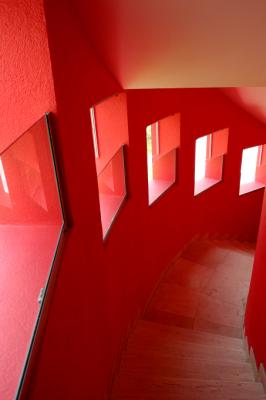 red hallway