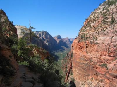 View from Angels Landing hike