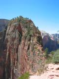 Angels Landing, 1700ft above canyon floor