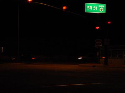 the wrong way signs are not illuminated