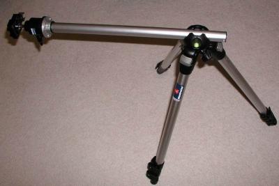 I really like the boom function of this tripod, very handy for macro work. 
very sturdy tripod and not too heavy, leg hinges are multi-position, all parts are replaceable, cost more than garden variety and it's worth it (this tripod replaces my other full size and mini).

By  Paul Auclair