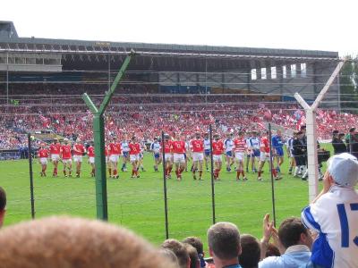 Parade of teams before the match