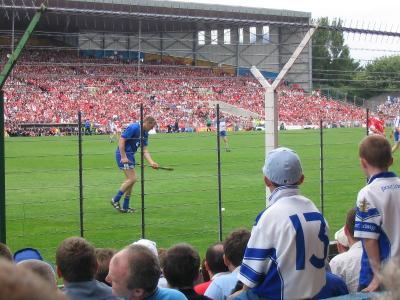 Free out to Waterford. Cork won the game by 4 points.