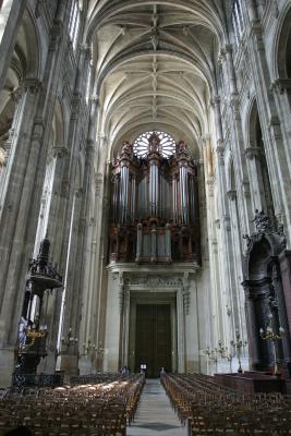 The organ of St. Eustache