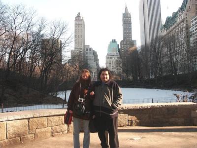 Nicole & Eddy Posing In Central Park