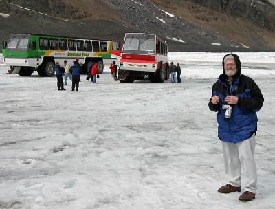 Arvin on the Columbia Icefield