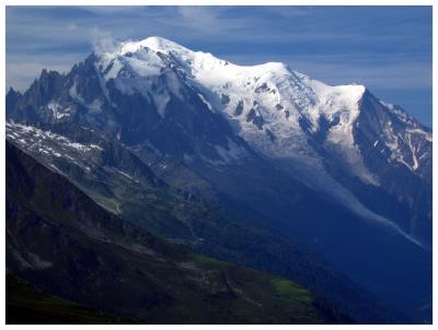 France (TMB)  -- Mont Blanc from Col de Balme