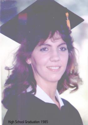 high School Graduation Picture 1985