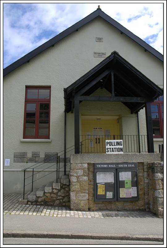 Polling Station, South Zeal