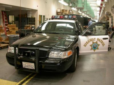 Assembling CA police cars