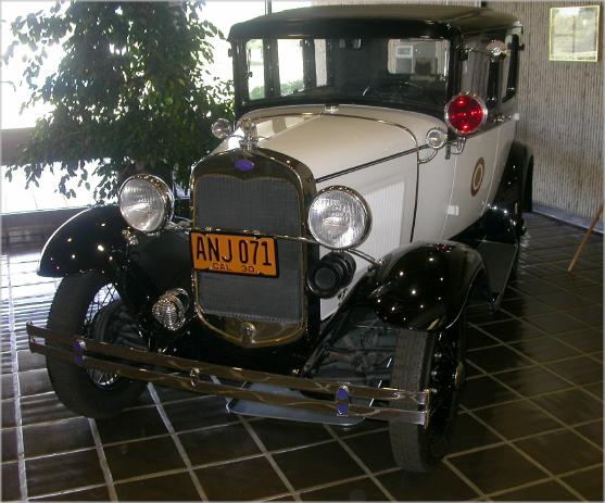 Model A police car - couldnt catch a thing