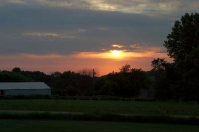 sunset.