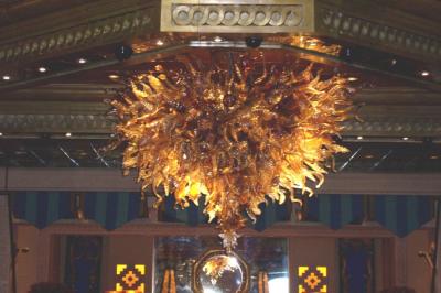 Another beautiful blown glass ornament inside Atlantis Casino