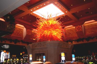 Another beautiful blown glass ornament inside Atlantis Casino