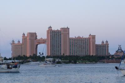 The Atlantis Resort & Casino (the arch is a $15K a night luxury suite)