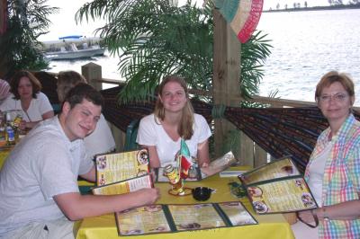Harborside dinner at Senor Frog's on Cinco de Mayo (May 5th)